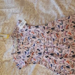 Rumi+Ryder short sleeve skater dress small